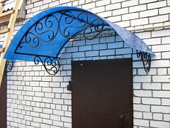 Изготовление кованого навеса 6