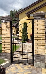 Изготовление кованого забора и калитки 2