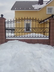 Изготовление кованого забора и калитки