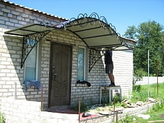 Изготовление кованого навеса 4