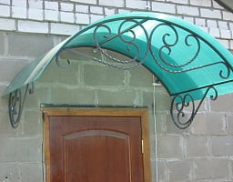 Изготовление кованого навеса 5