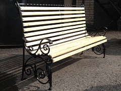 Изготовление кованой скамейки 2