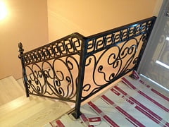 Изготовление лестницы и кованых перил