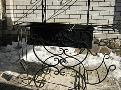 Изготовление кованого мангала 3