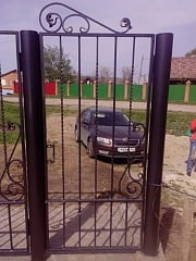 Установка кованых ворот и калитки в Бахиловой Поляне