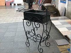 Изготовление кованого мангала 2