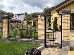 Изготовление кованого забора и калитки 2