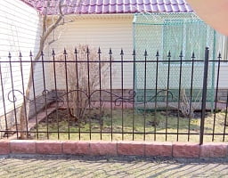 Установка кованого забора и калитки