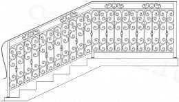 Эскизы кованых перил