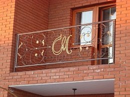 Кованые ограждения для балкона в Тольятти